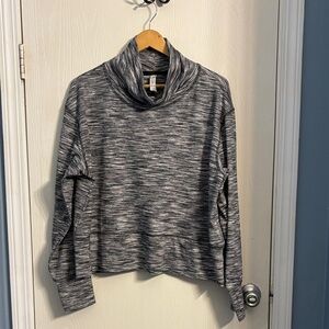 RBX Charcoal Heather Cowl Neck Sweater